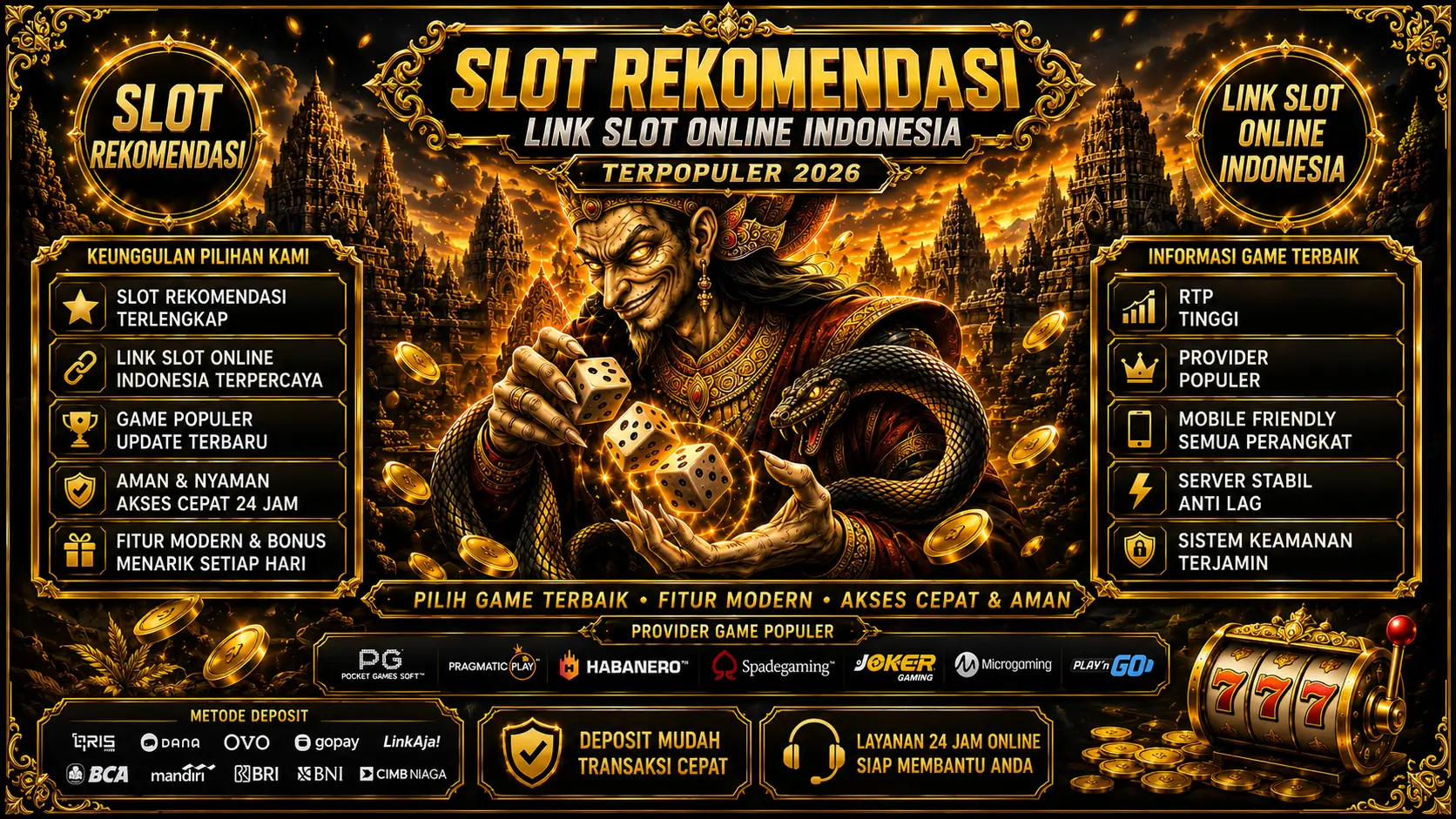 Slot Rekomendasi Link Slot Online Indonesia Terpopuler 2026